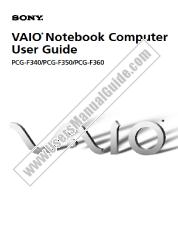 View PCG-F350 pdf Primary User Manual