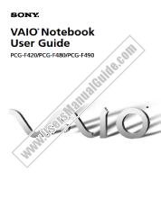 Ver PCG-F420 pdf Manual de usuario principal