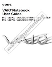 View PCG-F540 pdf Primary User Manual