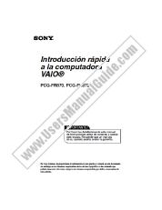 Ansicht PCG-FR870 pdf Schnelle Einführung in den Computer (Spanisch)