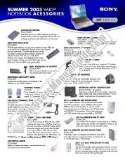 View PCG-GRT150 pdf Compatible Accessories