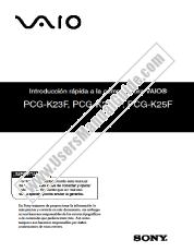 Voir PCG-K23F pdf Introduction rapide à l'ordinateur