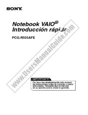 Ansicht PCG-R505AFE pdf Schnelle Einführung in den Computer (Spanisch)