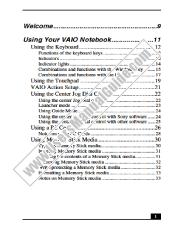 Ansicht PCG-R505DSK pdf VAIO Benutzerhandbuch