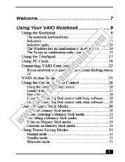 View PCG-R505JLK pdf Primary User Manual