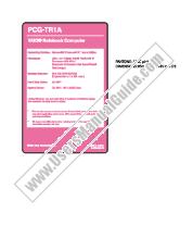 View PCG-TR1A pdf Label