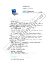 View PCG-V505DC2 pdf BTO Specification Sheet