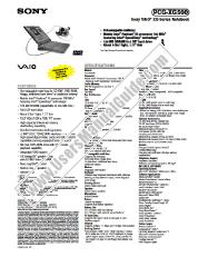 Ver PCG-XG500 pdf Especificaciones de comercialización
