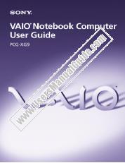 Ver PCG-XG9 pdf Manual de usuario principal