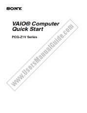 View PCG-Z1VAP2 pdf Quick Start Guide