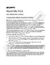 View PCG-Z505HS pdf Read Me First Guide