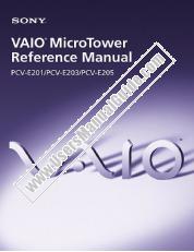 View PCV-E203 pdf Reference Manual
