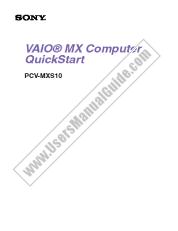Voir PCV-MXS10 pdf Guide de démarrage rapide