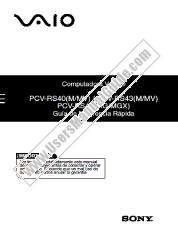 View PCV-RS45MG pdf Introduccion rapida a la computadora