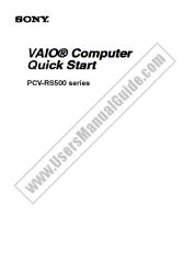 View PCV-RS500CP pdf Quick Start Guide