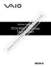 View PCV-RS710G pdf Quick Start Guide