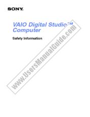 View PCV-RX660 pdf Safety Instructions