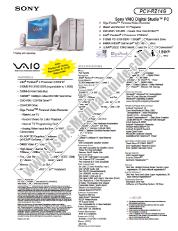 Ver PCV-RZ14G pdf Especificaciones de comercialización