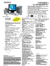Ver PCV-RZ44G pdf Especificaciones de comercialización