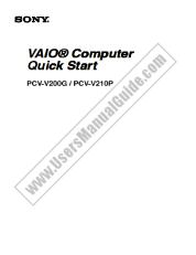 Ver PCV-V200G pdf Guía de inicio rápido