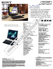 Ver PCV-V210P pdf Especificaciones de comercialización