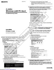Voir PCWA-C150S pdf Guide de dépannage