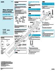 Ver PCWA-DE30 pdf Guía de inicio rápido