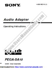 Vezi PEGA-SA10 pdf Instrucțiuni de operare (manual primar)