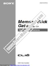 Ver PEG-N760C pdf Instrucciones de funcionamiento de Memory Stick Gate v2.1