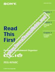 View PEG-N760C pdf Read This First Operating Instructions