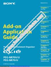 Voir PEG-NR70V pdf Ajoutez-le Guide d'application