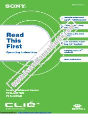 Vezi PEG-NX70V pdf Citiți mai întâi instrucțiunile de utilizare