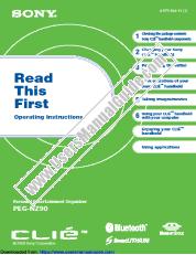 View PEG-NZ90 pdf Read This First Operating Instructions