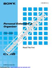 Ver PEG-S300 pdf Lea esto primero Instrucciones de funcionamiento