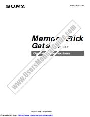 Vezi PEG-S360 pdf Memory Stick Gate v2.1 Manual de utilizare