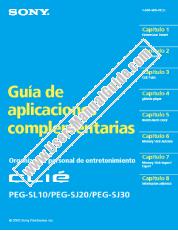 Ver PEG-SJ30 pdf Manual de aplicación, español