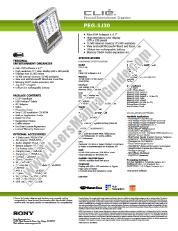 Ver PEG-SJ30 pdf Especificaciones de comercialización