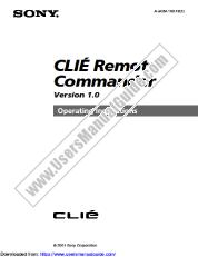 View PEG-T615C pdf CLIE Remote Commander v1.0 Operating Instructions