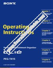 Ver PEG-T415 pdf Instrucciones de funcionamiento (manual principal)