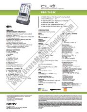 Ver PEG-T615C pdf Especificaciones de comercialización
