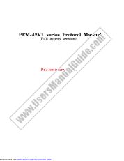 Ver PFM-42V1S pdf manual de protocolo