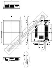 Voir PFM-42X1 pdf Schéma mécanique (haut-parleurs affichage et SSSP20B)