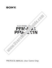 Ver PFM-42X1S pdf manual de protocolo
