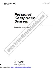 Ver PHC-Z10 pdf Manual de usuario principal