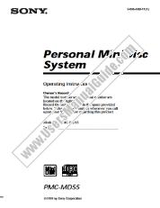 Voir PMC-MD55 pdf Manuel de l'utilisateur principal