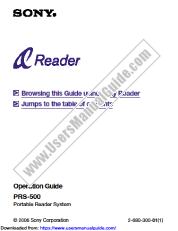 Voir PRS-500 pdf Guide d'utilisation