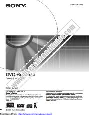 Voir RDR-GX315 pdf Mode d'emploi