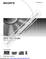 View RDR-GX330 pdf Operating Instructions