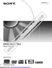 View RDR-HX715 pdf Operating Instructions
