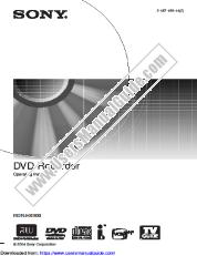 Ver RDR-HX900 pdf Instrucciones de operación